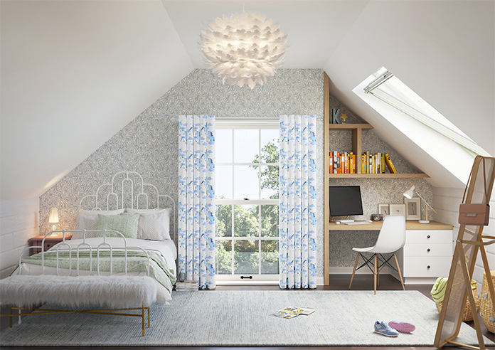 Unicorn Magic, Blue - Made to Measure Curtains - Image 14